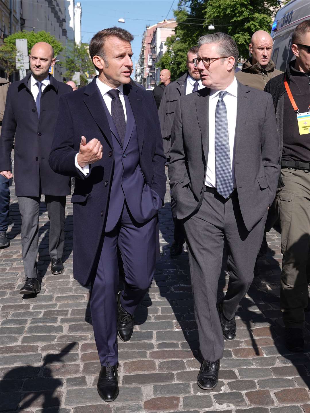 Sir Keir said the Government had worked hard to improve relations with the French over migration (Stefan Rousseau/PA)