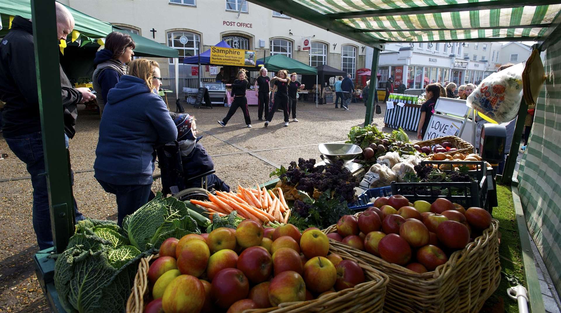 Diss Farmers’ Market, which was held monthly, will no longer take place due to falling numbers.