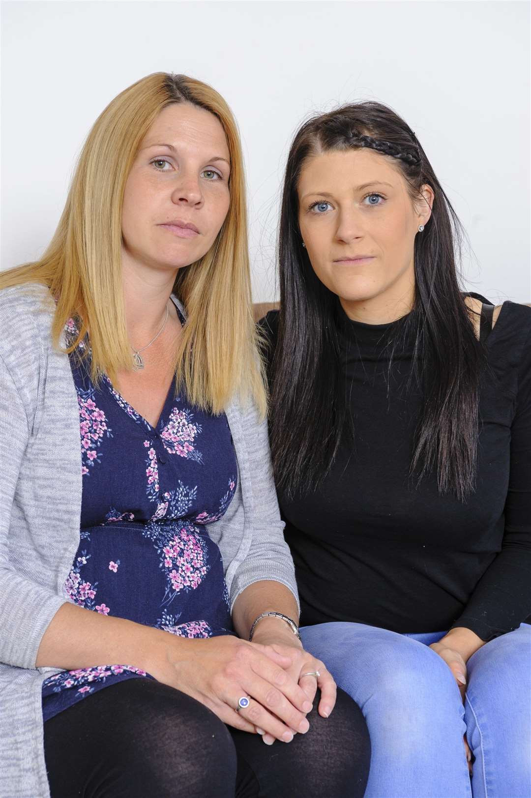 Thurston Norfolk. Louise Saunders (right) is trying to raise money by running 20 miles, after her friend Susie Ash (left) lost her son James to SCID Picture: Mark Bullimore Photography (2023160)