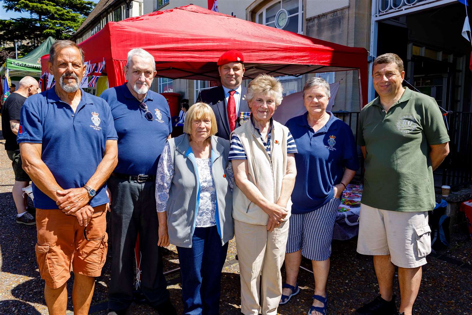 Members of the Diss and District Branch of the Royal British Legion. Picture: Mark Bullimore