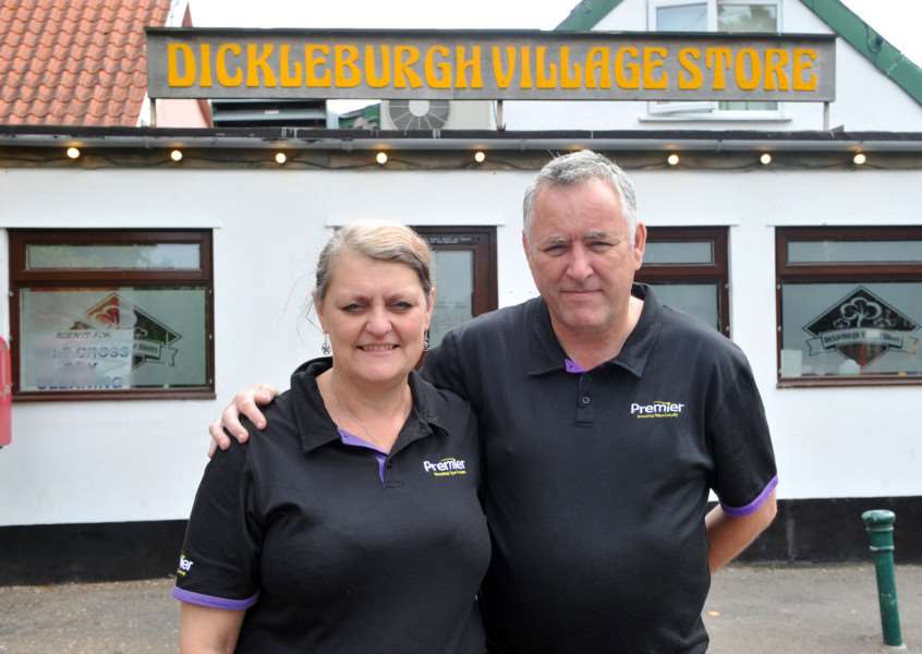New owners of Dickleburgh stores, Mike and Karen Humphries. ANL-150508-144305009