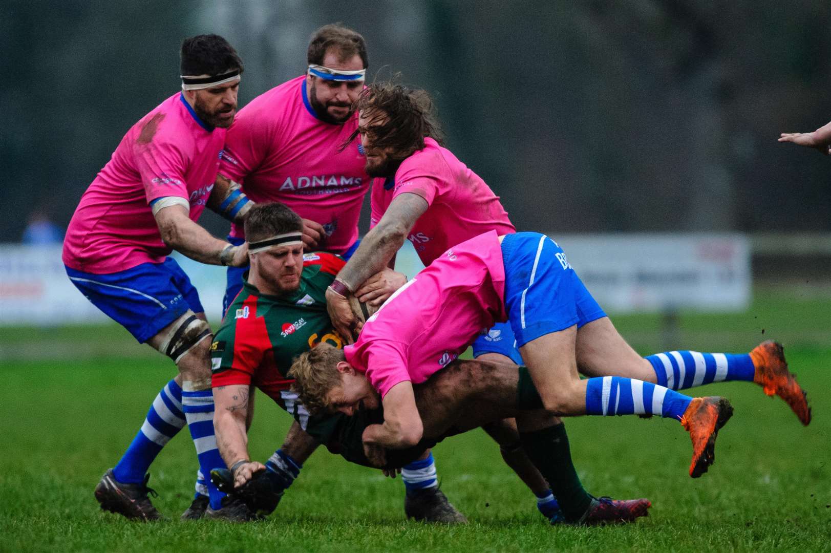 Rugby action from Diss v Luton..Picture by Mark Bullimore Photography. (6334138)