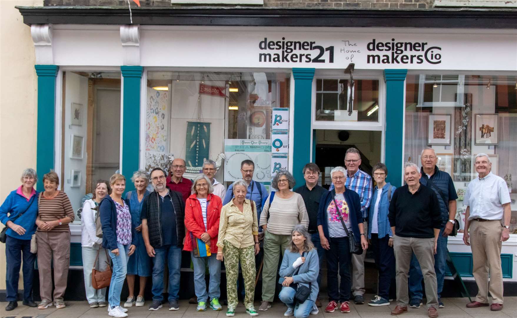 The twinning group visited many places, including designermakers 21 in Diss. Picture: Contributed