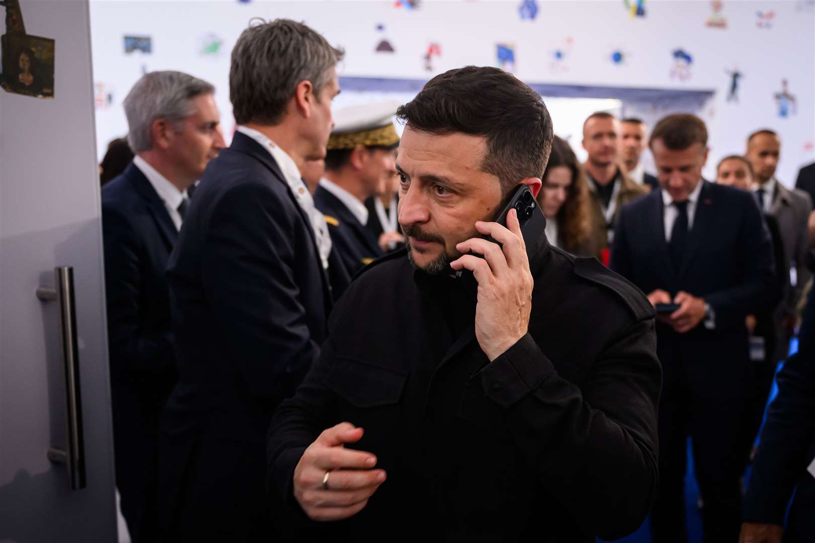 Volodymyr Zelensky attended the summit as one of the G7’s ‘outreach’ countries (Leon Neal/PA)