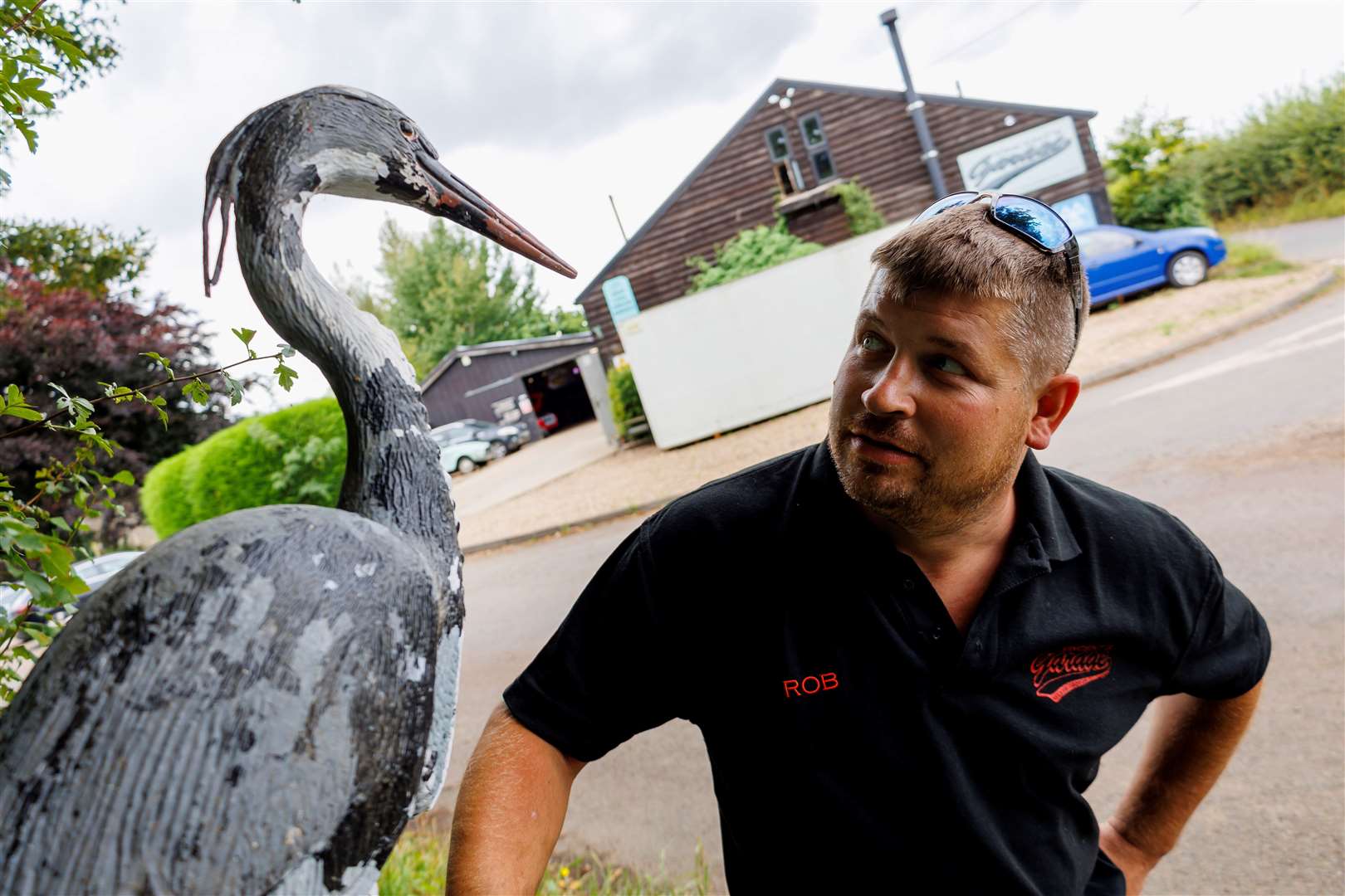 Rob Vincent of Vincent’s Garage in Rushall. Mark Bullimore