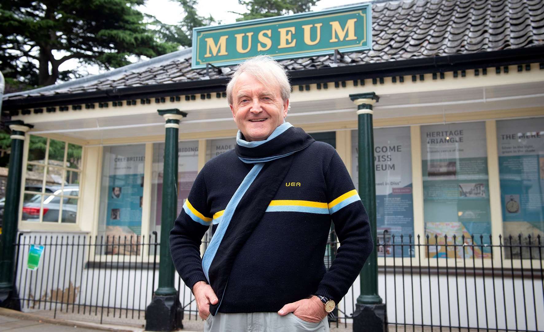 Diss Museum manager Basil Abbott. Picture: Mecha Morton