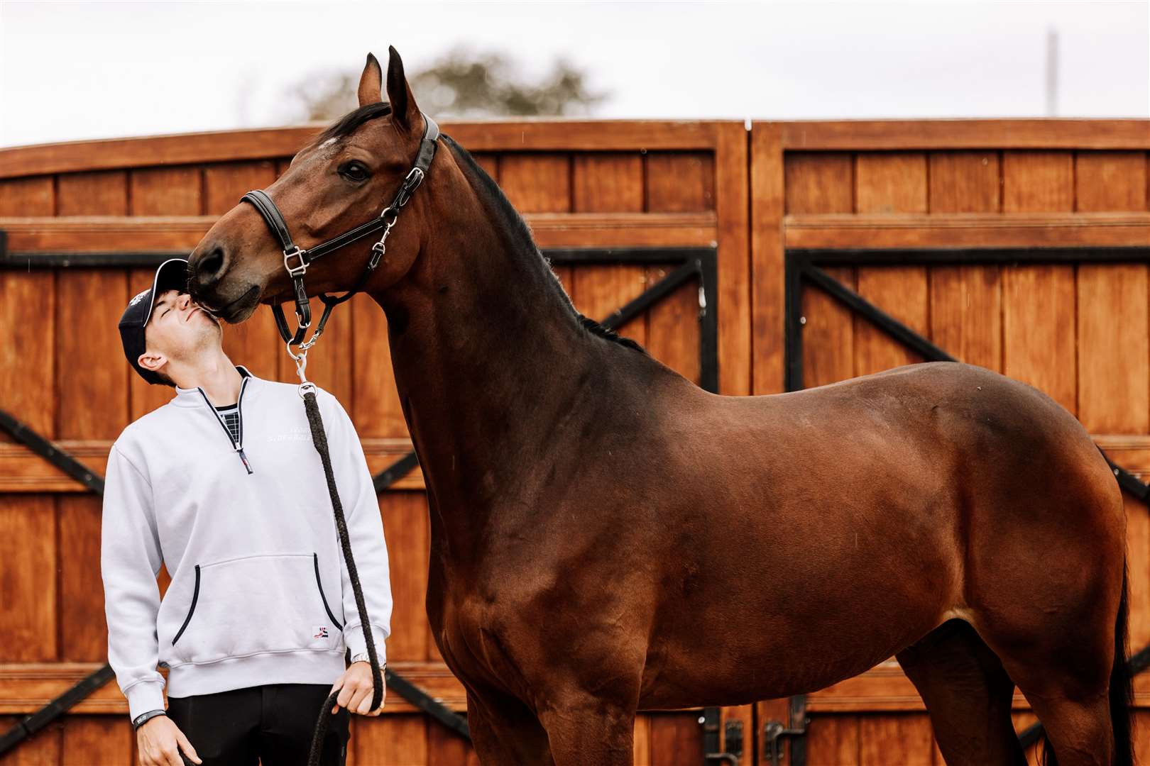 British showjumper Joe Stockdale has joined Redwings as an ambassador. Picture: Contributed