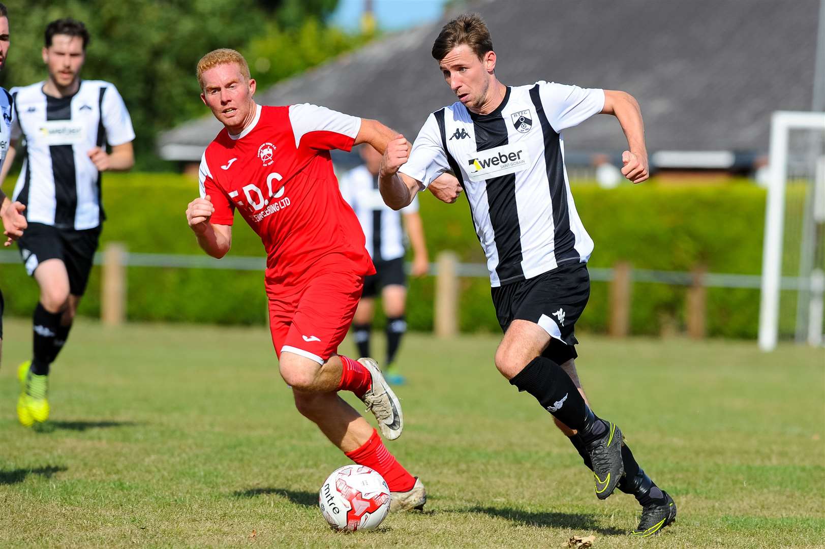 Harleston, Norfolk, 11 August 2018..Football action from Harleston v Downham - Jake Imrie..Picture by Mark Bullimore Photography. (13067972)
