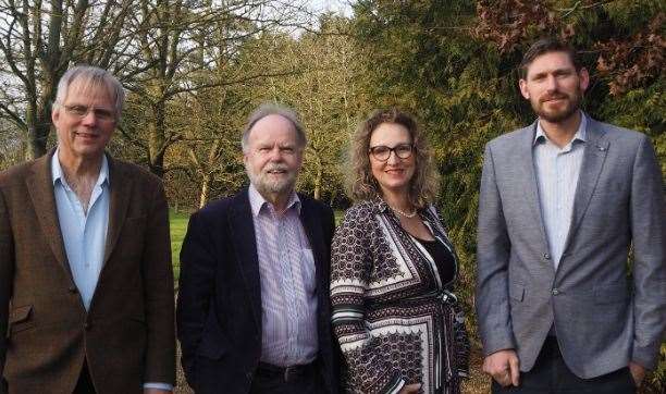 Anders Linder, John Whitehead, Lavinia Hadingham, James Caston. Picture: Mid Suffolk Independents