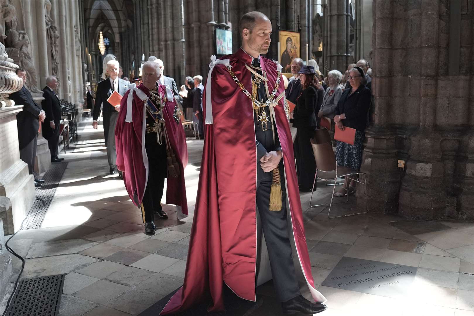 The Prince of Wales at Westminster Abbey (Stefan Rousseau/PA)