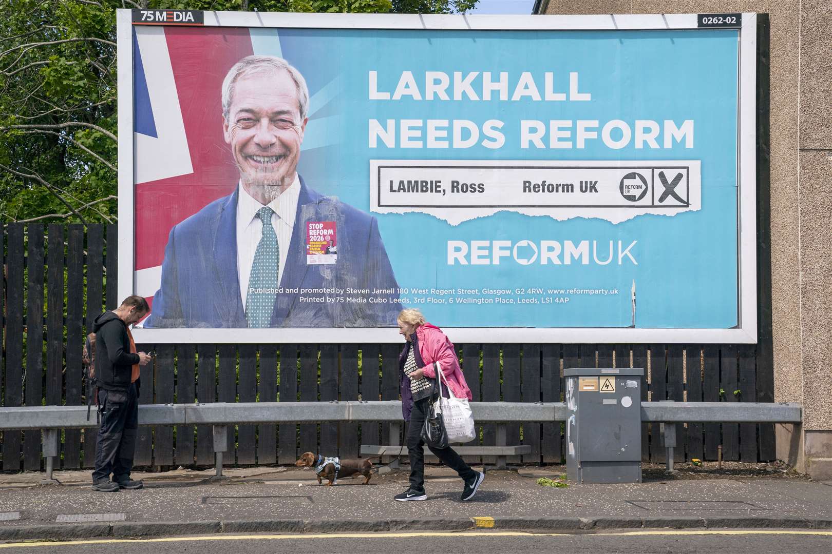 Reform UK came third in the by-election (Jane Barlow/PA)