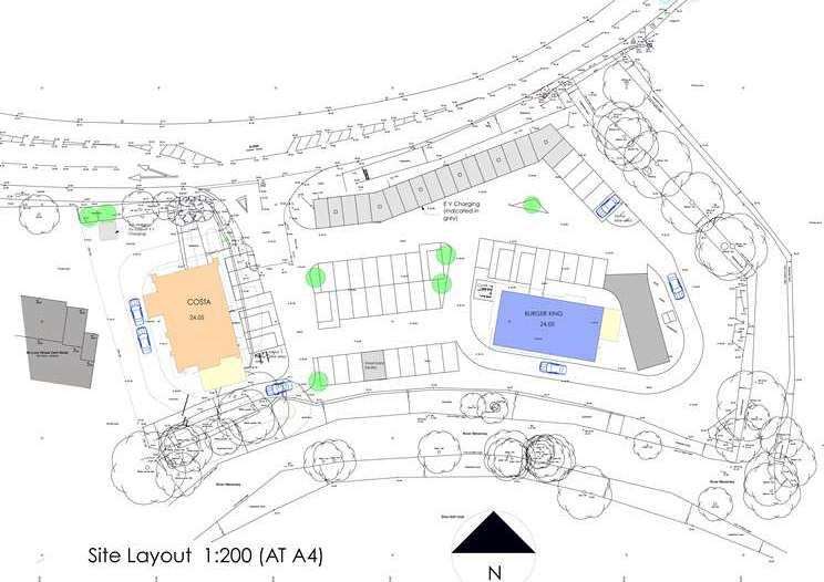 Burger King and Costa may soon be coming to town.