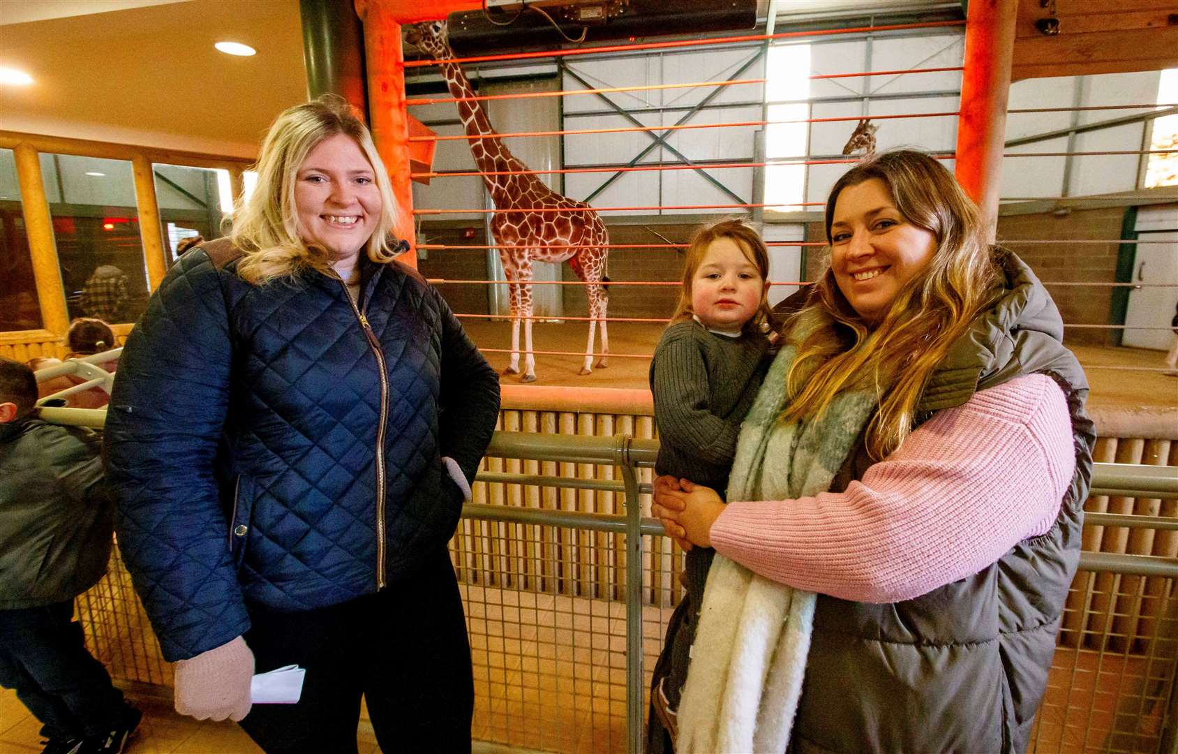 Lucy Moule, Violet Rooke and Olivia Rooke. Picture: Mark Bullimore