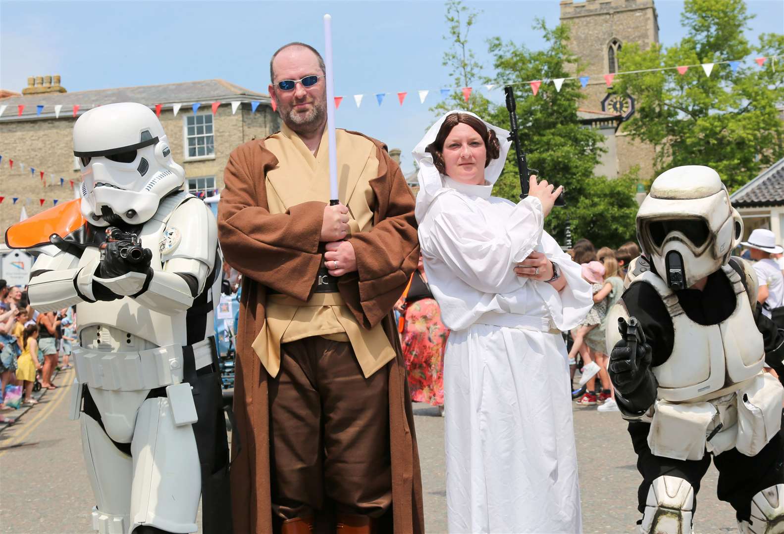 The force was with these Star Wars characters. Pictures: Gary Donnison