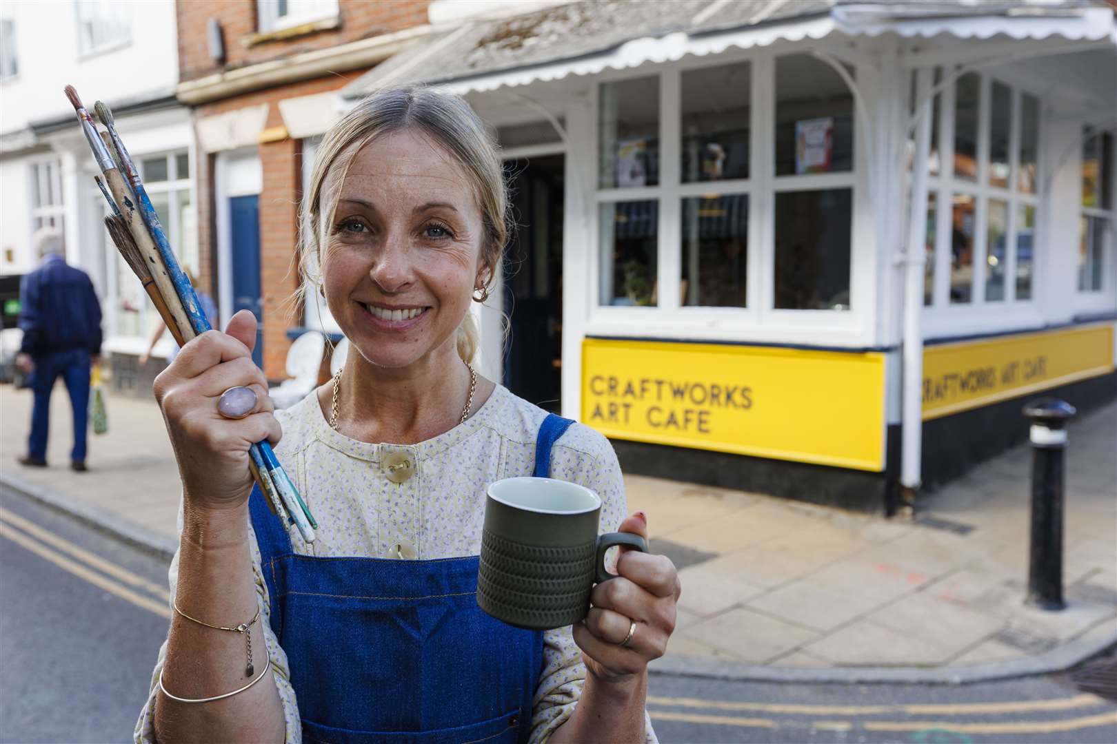 Jo Shepherd, who opened Craftworks Art Cafe in Harleston last weekend. Picture: Mark Bullimore