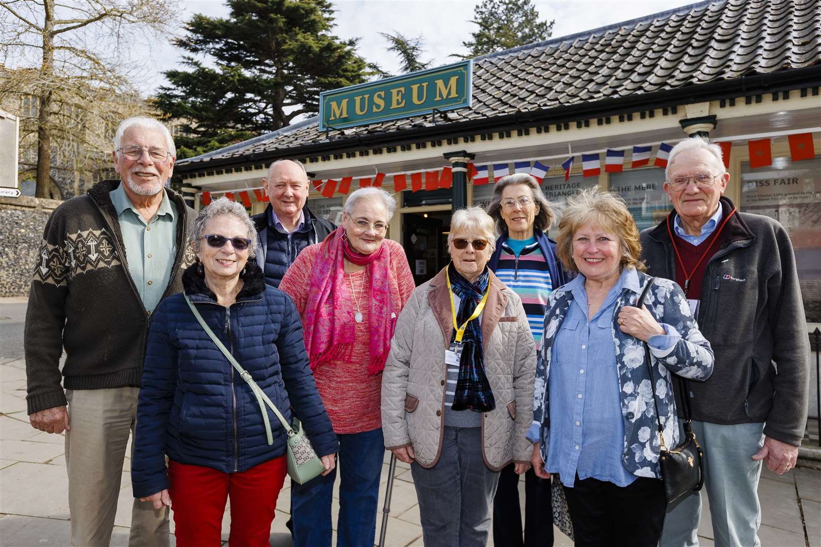 Some of the volunteers at Diss Museum. Picture: Mark Bullimore