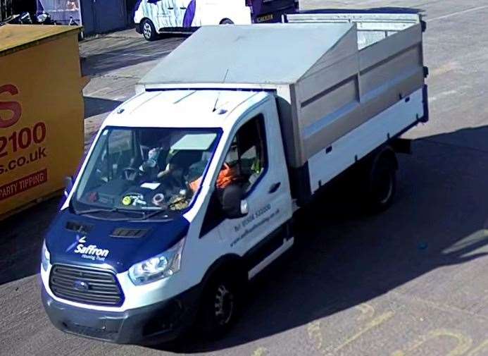 A picture of the Saffron Housing van that was stolen. Picture: Norfolk Constabulary