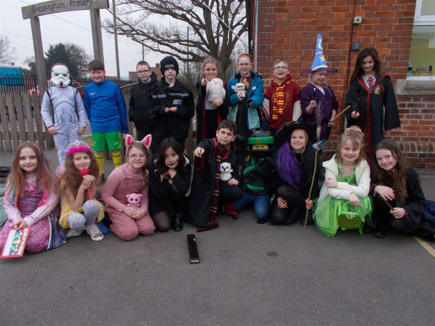 Year 4 pupils of Bressingham Primary School.