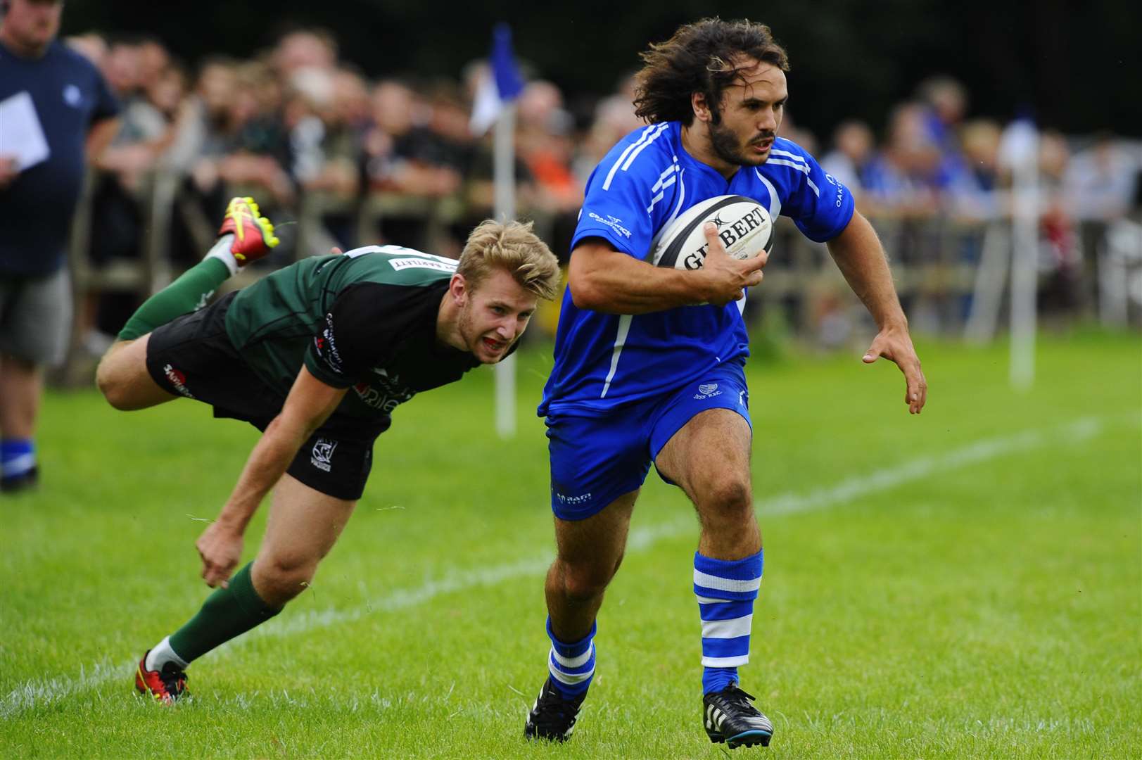 Roydon, Norfolk. 08 September 2018 ..Rugby action from Diss RFC v North Walsham - Warren Wilby...Picture by Mark Bullimore Photography. (4048342)