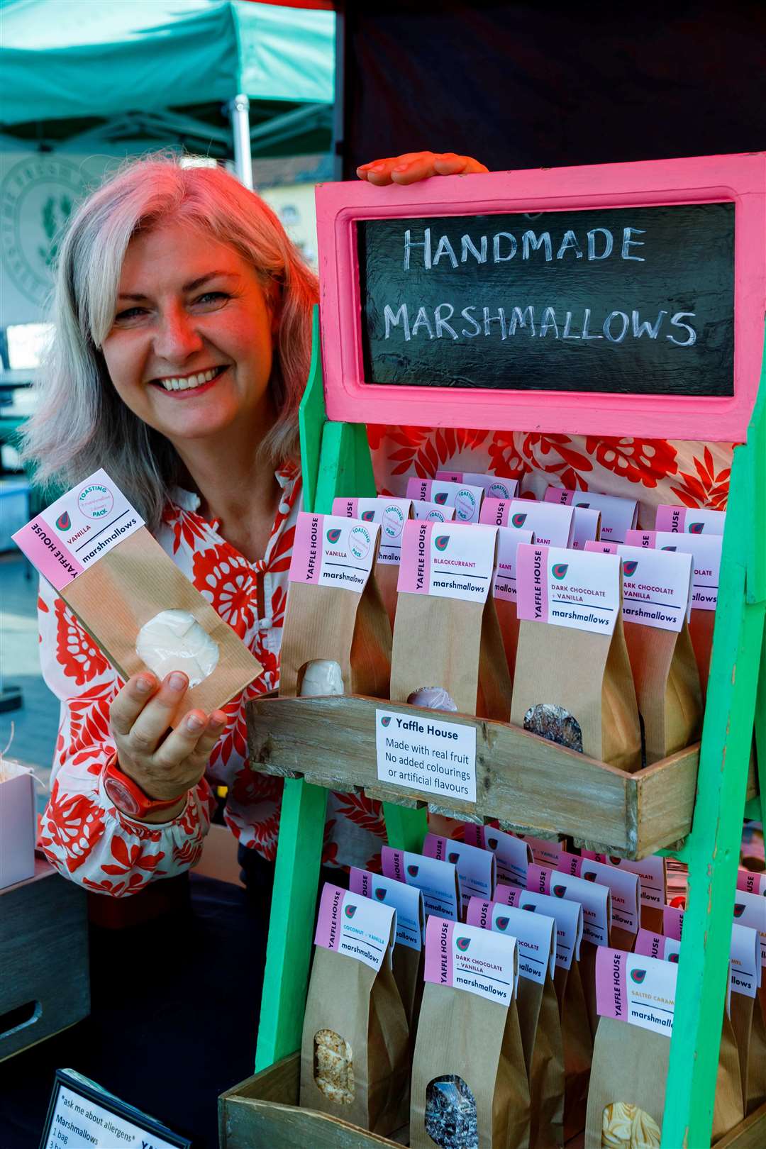 Dawn Knutton of Yaffle House Marshmallows. Picture: Mark Bullimore