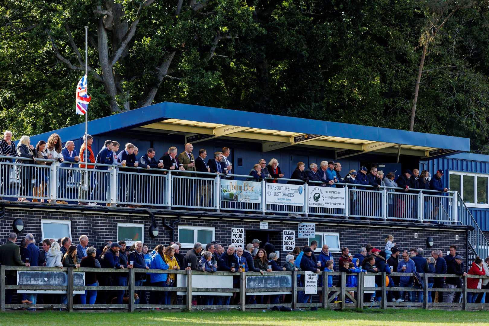 If Diss’ game this weekend is to go ahead then a minutes silence will be held before the start of the match Picture: Mark Bullimore