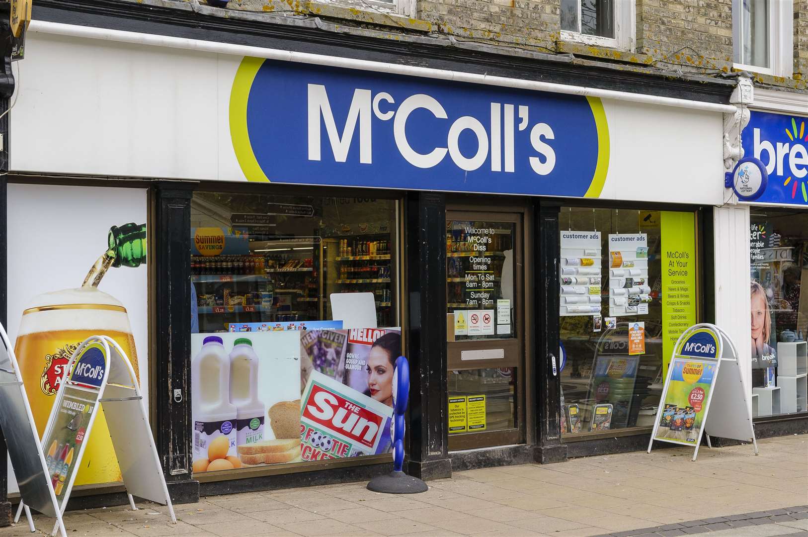 McColl's in Diss is due to close. Picture by Mark Bullimore.