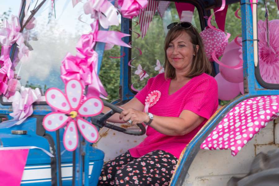 The Pink Ladies Tractor Road Run 2017. Photo: Jonathan Slack.