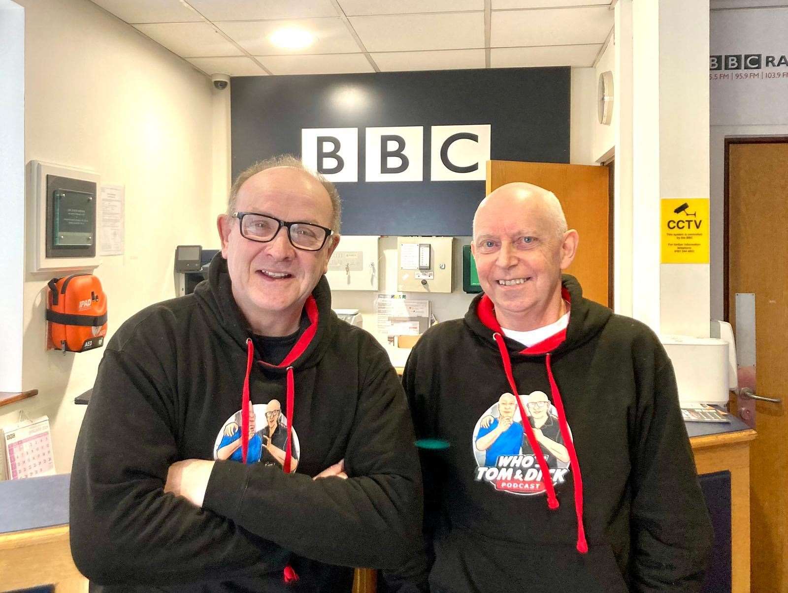 Podcast co-hosts Martin Weavers and Patrick Mortimer. Picture: Contributed