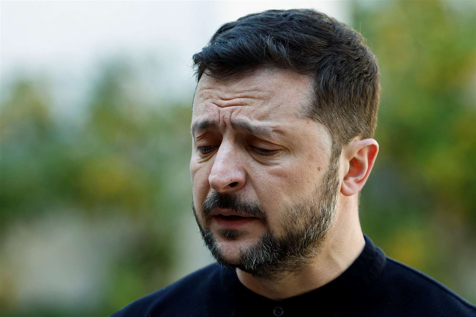 Ukrainian president Volodymyr Zelensky said he was prepared to meet his Russian counterpart in person (PA)