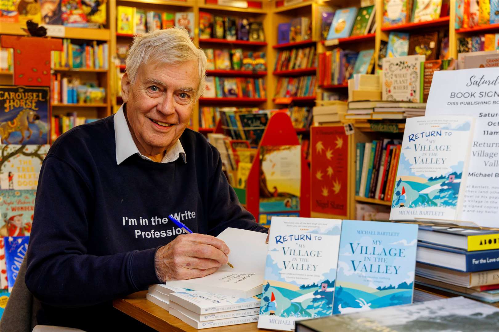 Novelist and former writer on The Archers, Michael Bartlett. Picture: Mark Bullimore