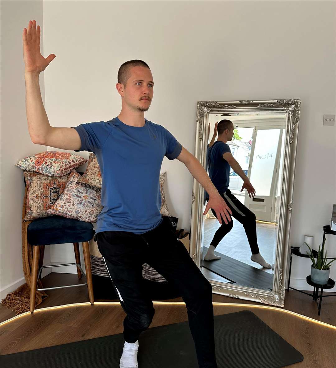 Ben Barry, Tai chi and yoga instructor and Emma Lister, pilates instructor. Pictures by Yasmine Laifa