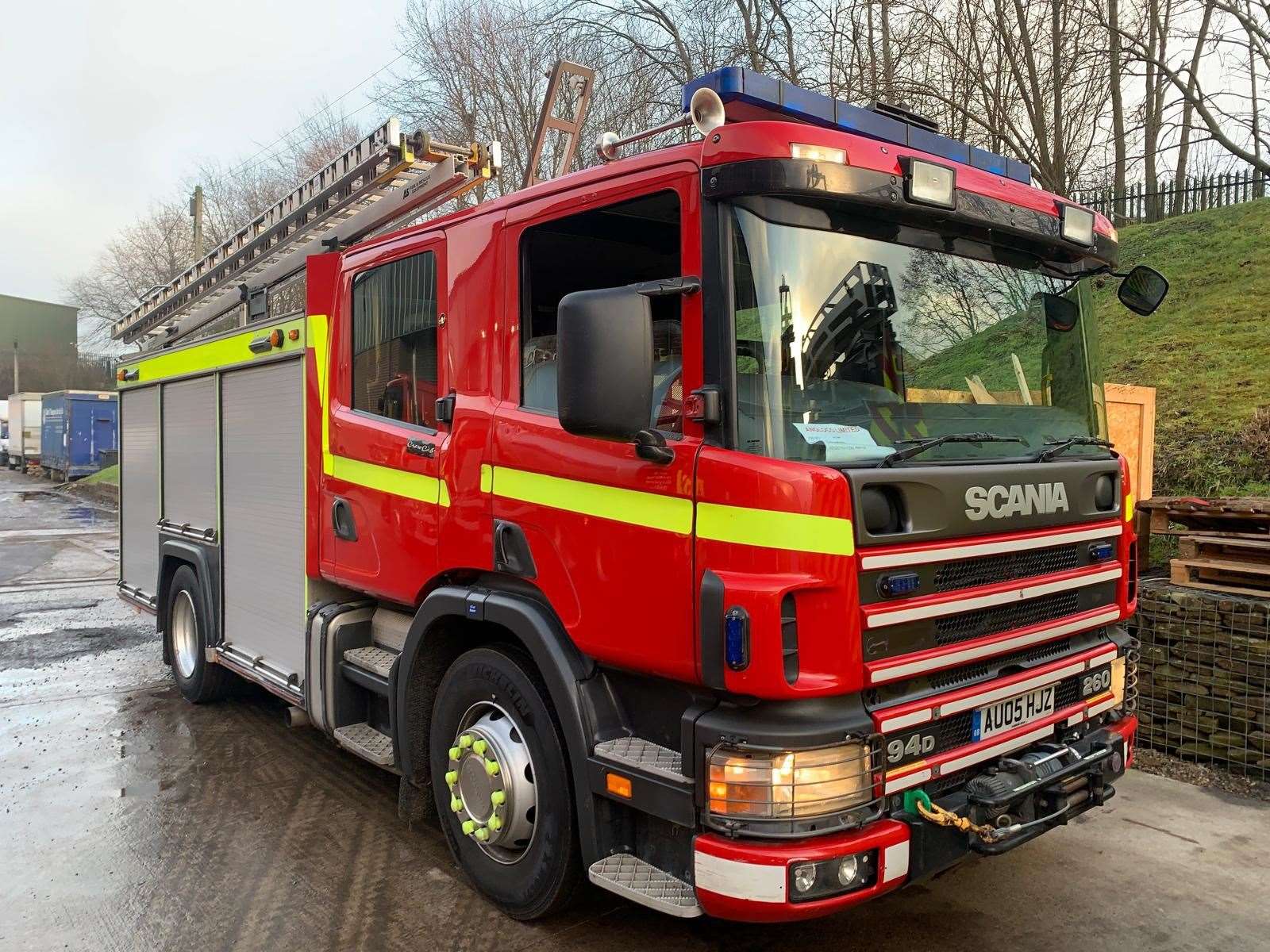 One of the fire engines which will be going to Ukraine. Picture Submitted