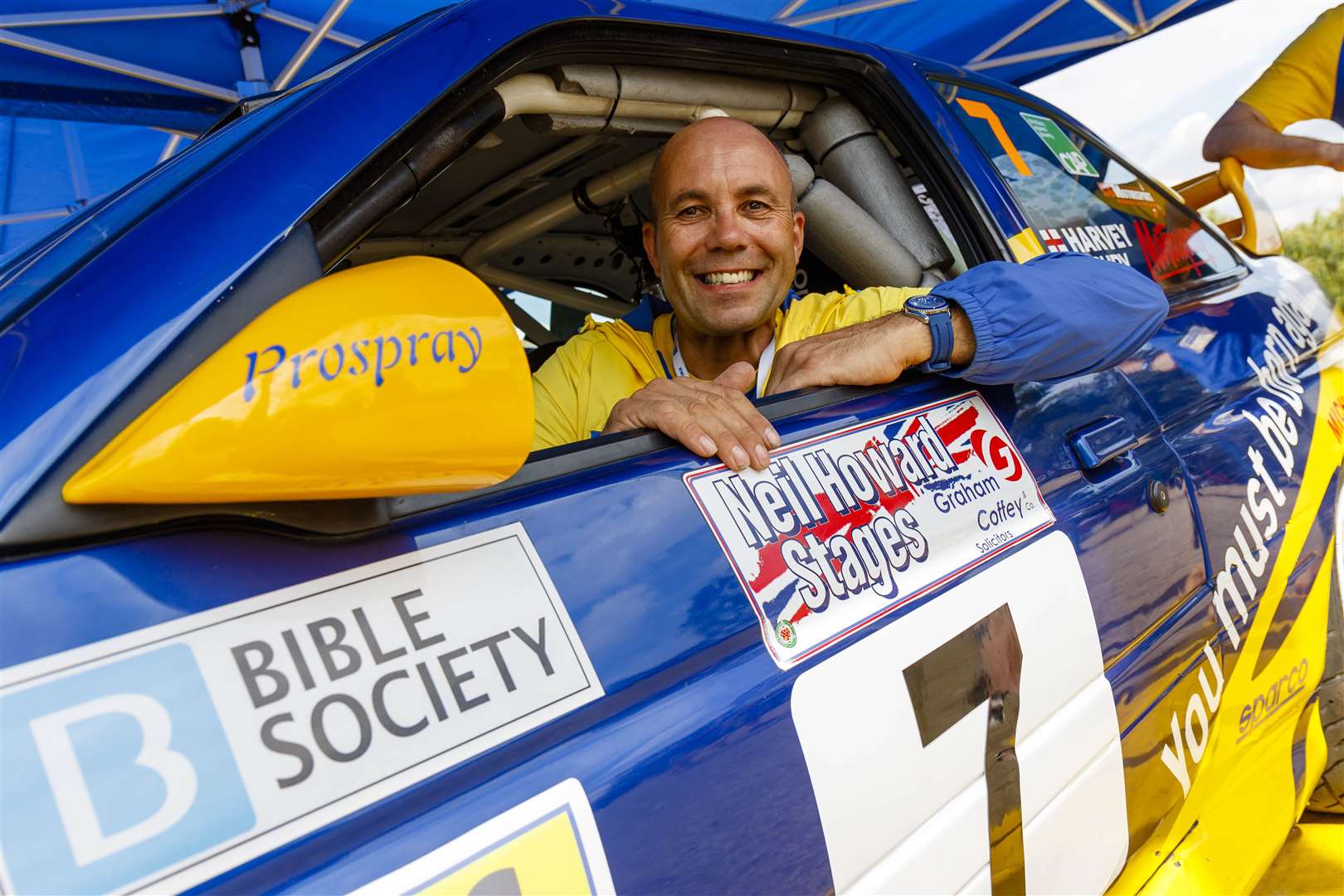 Paul Harvey in his Ford RS Cosworth. Picture: Mark Bullimore Photography 2022.