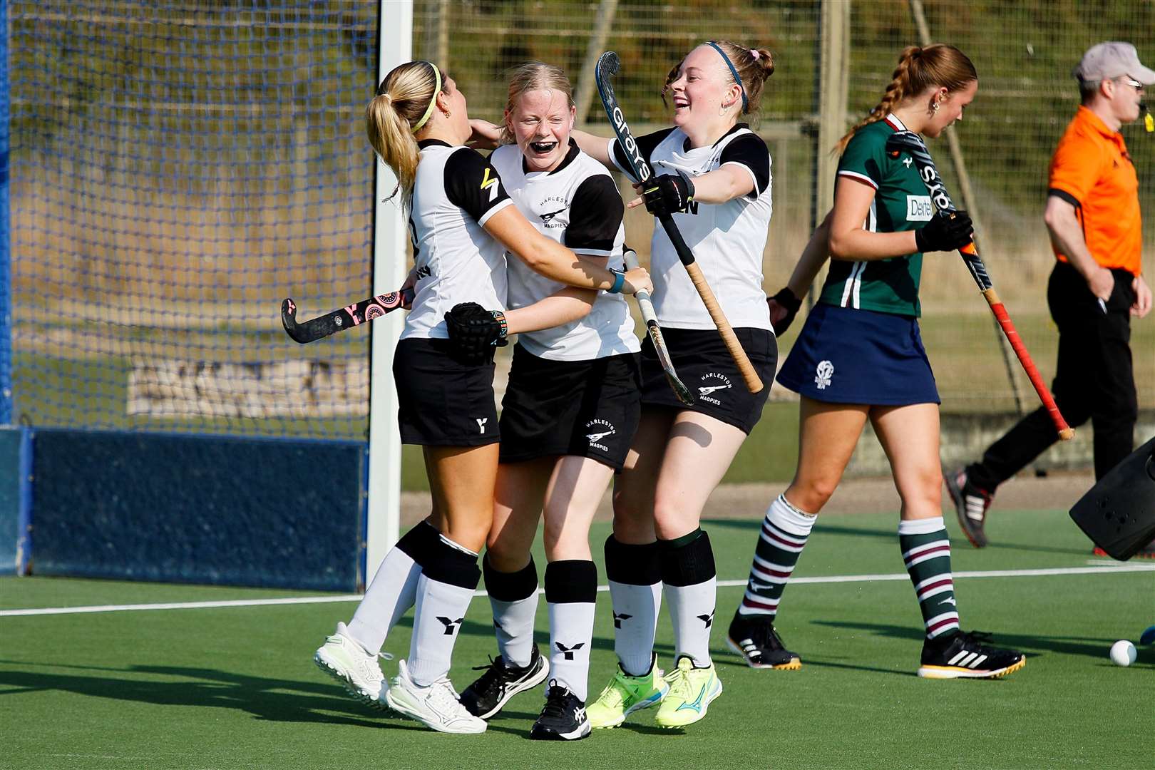 Olivia Williams celebrates Magpies’ opener on Saturday Picture: Mark Bullimore - view more and purchase www.photos.iliffemedia.co.uk