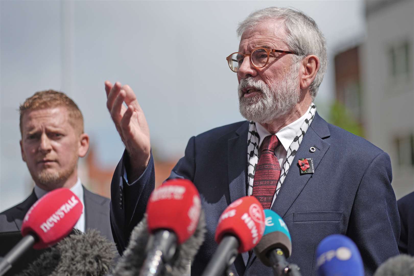 Gerry Adams took the BBC to court over an episode of its Spotlight programme (Brian Lawless/PA)