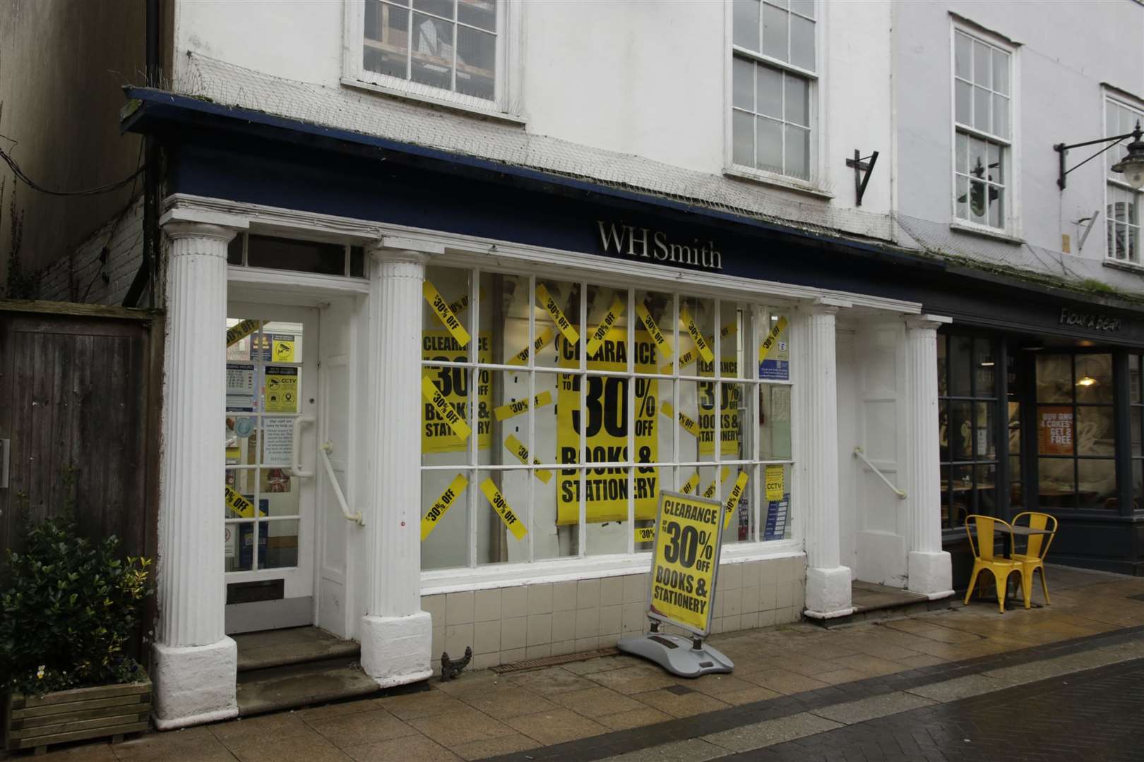 The WHSmith store in Mere Street, Diss, will close later this month. Picture: Mark Bullimore