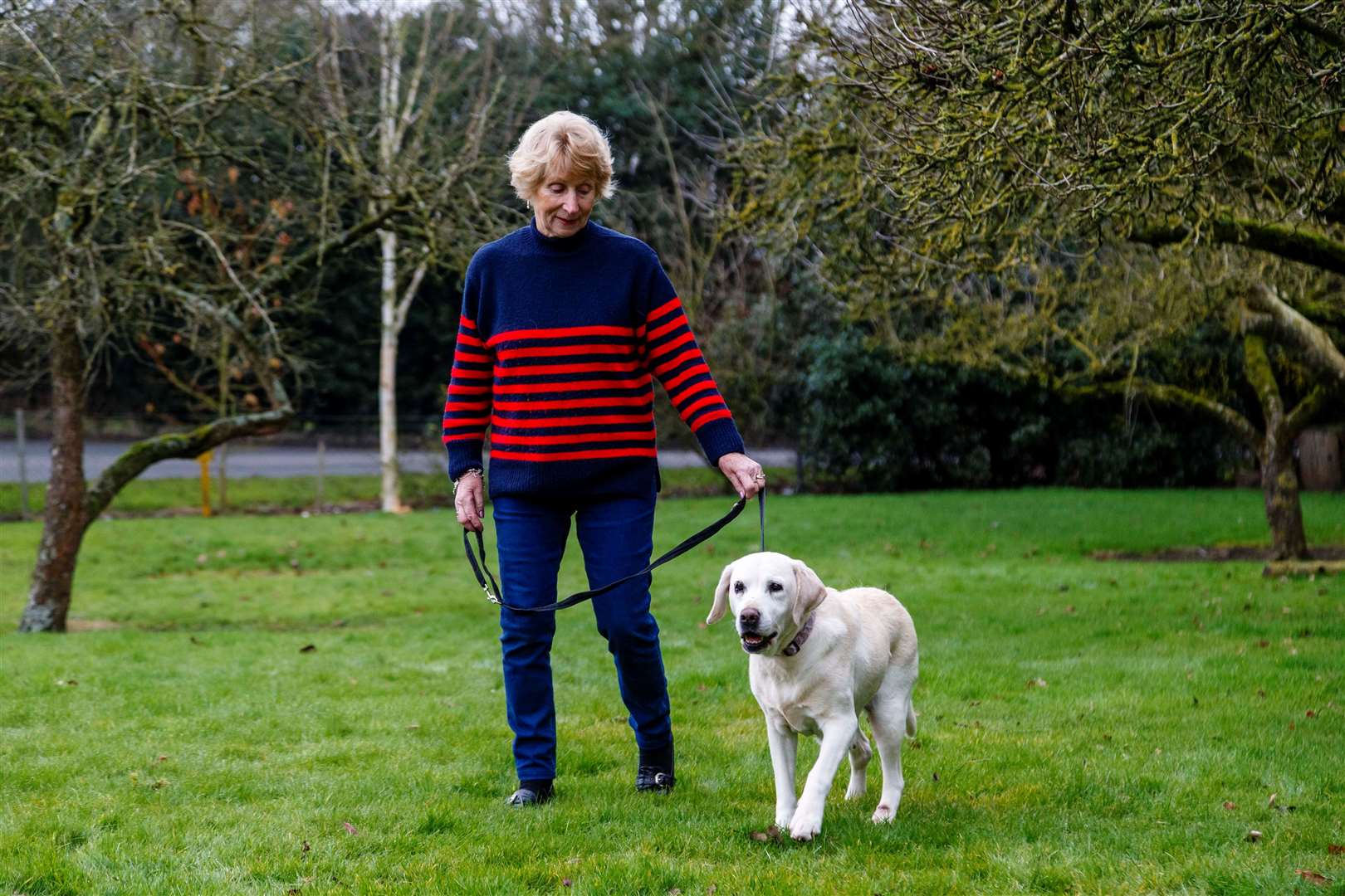 Rita with Daisy, reunited after eight years. Picture: Mark Bullimore