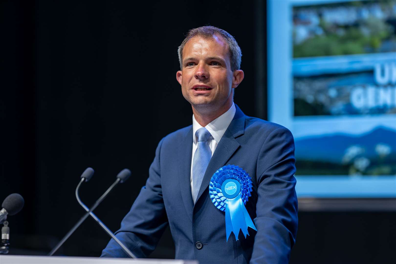 Shadow energy minister Andrew Bowie accused the Government of rushing ahead to build a grid that is entirely dependent on the wind and the sun (Michal Wachucik/PA)