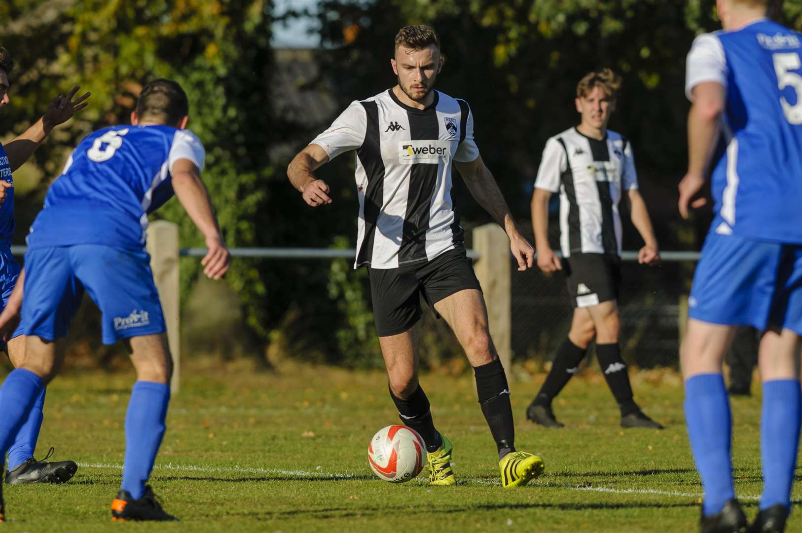 Harleston, Norfolk. 29 September 2018 ..Football action from Harleston v Cornard - L Cheese...Picture by Mark Bullimore Photography. (4483714)