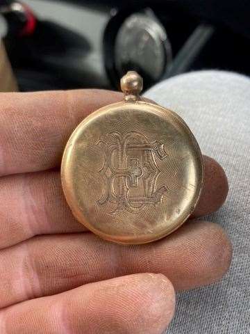 The gold Victorian pocket watch. Picture submitted