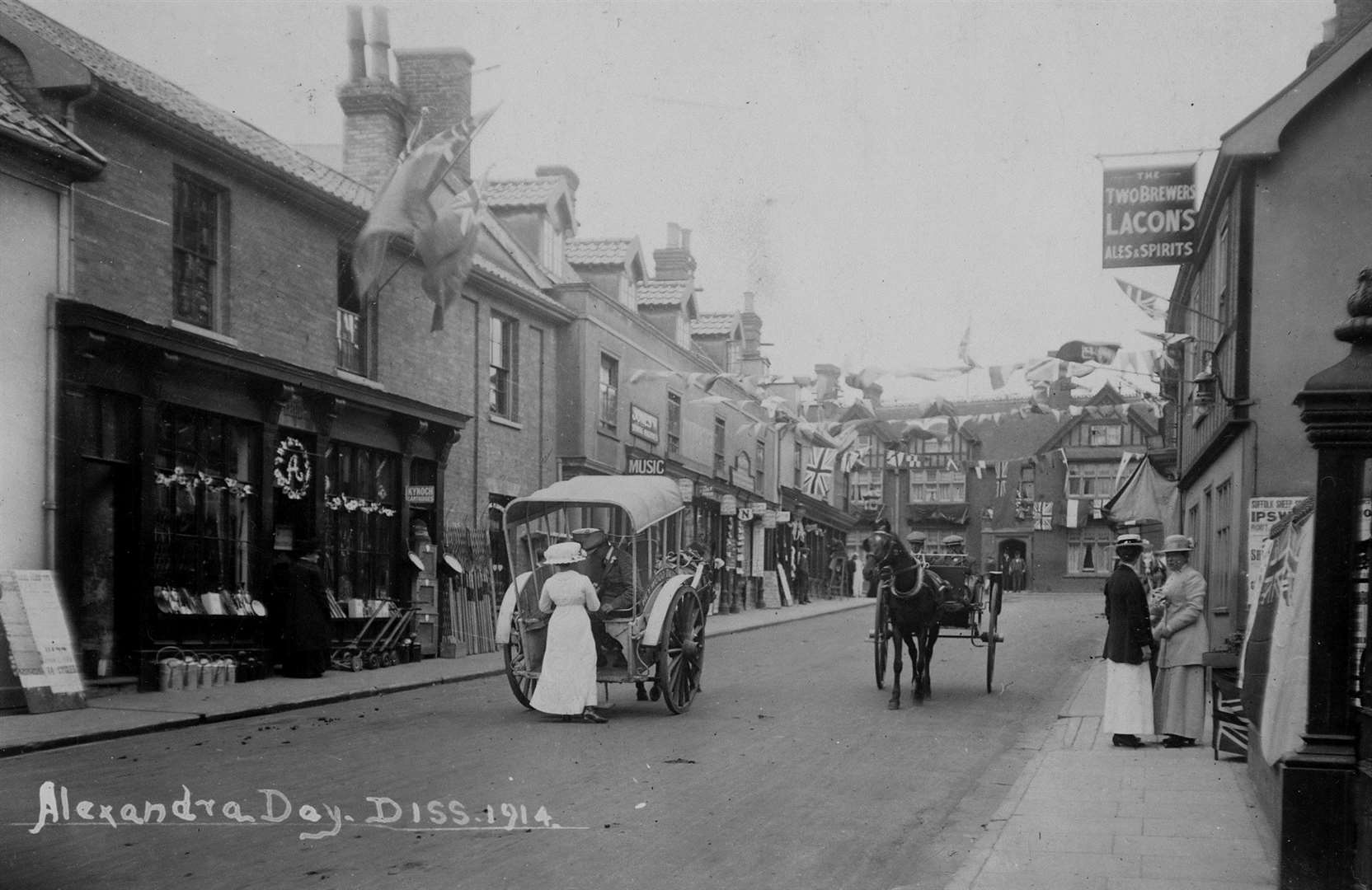 Dennis Cross is a local historian and postcard collector