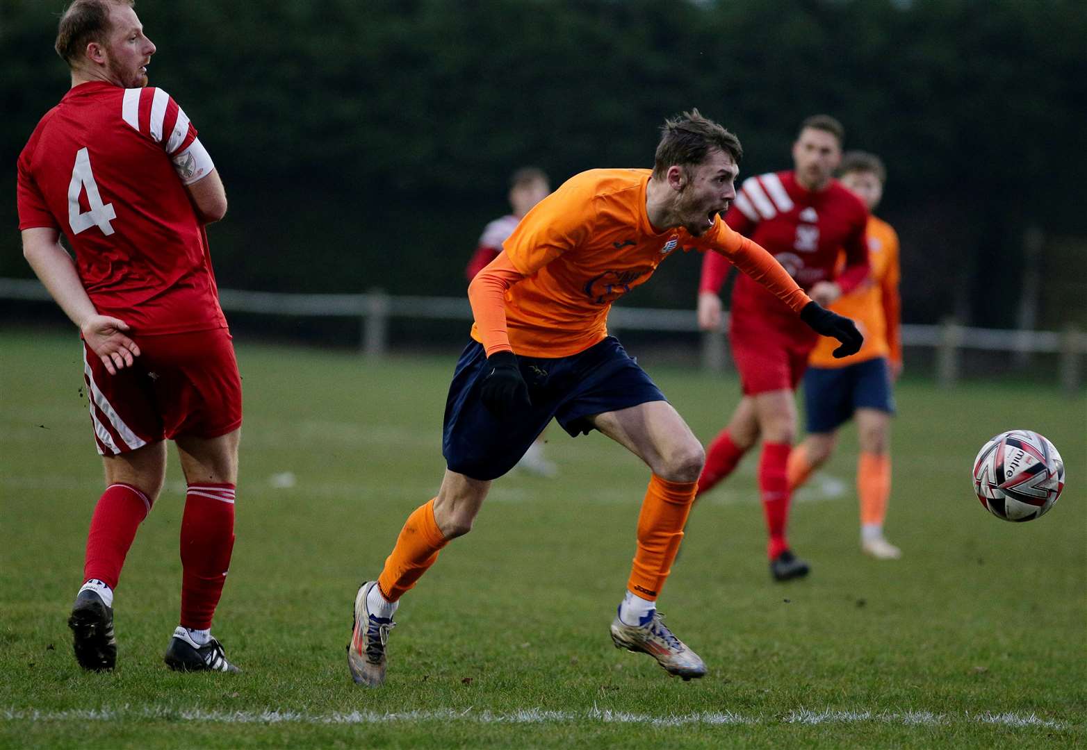 Diss manager Garth Good is hoping to have striker Liam Jackson back for the visit of Whitton Picture: Mark Bullimore