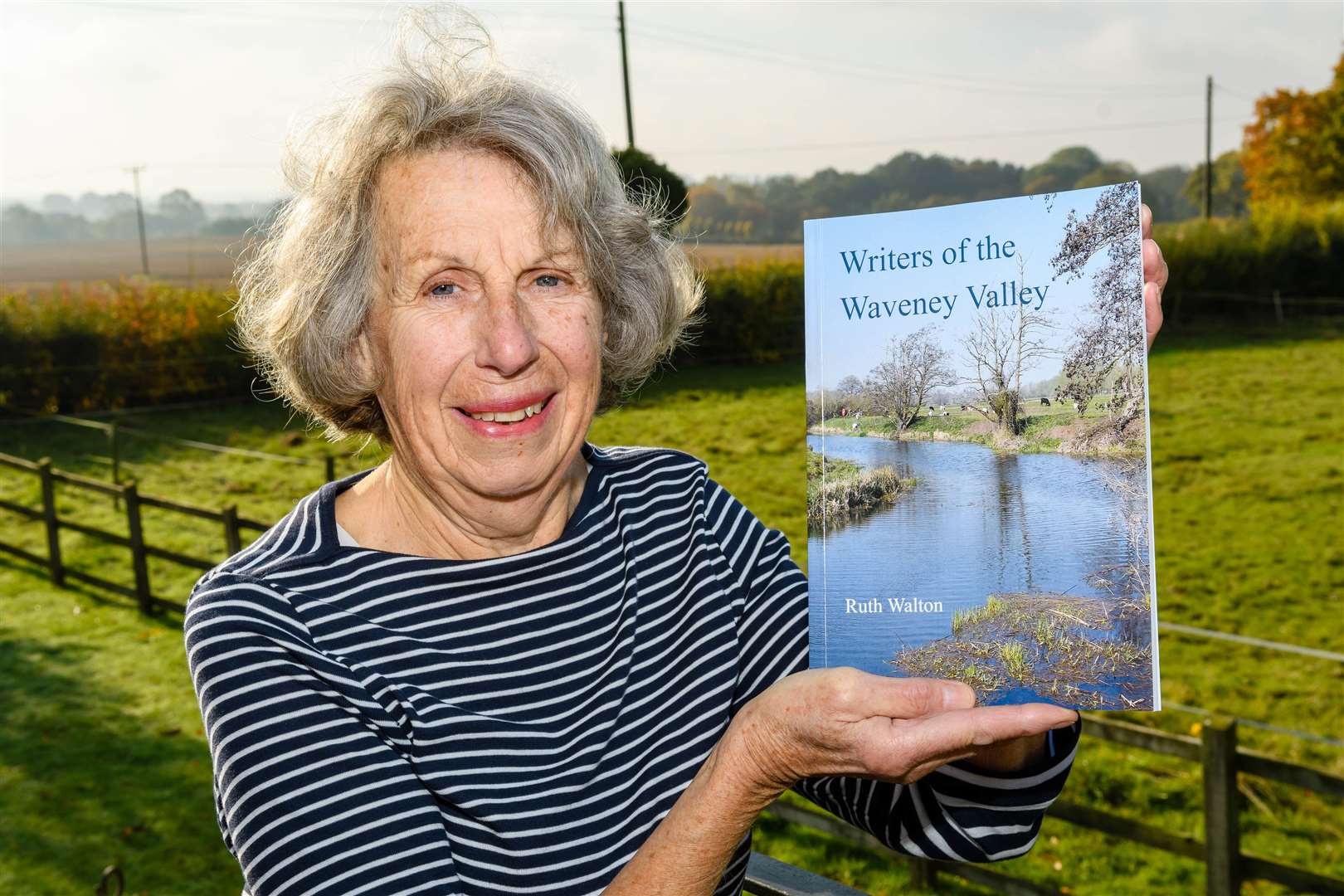 Ruth Walton has unearthed around 60 writers for her new book, Writers of the Waveney Valley. Picture by Mark Bullimore.