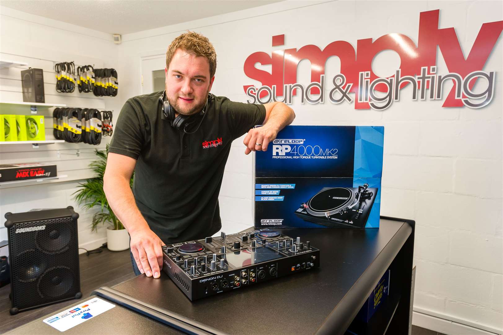 Simeon Playford of Simply Sound and Lighting in Diss Picture: MARK BULLIMORE PHOTOGRAPHY.