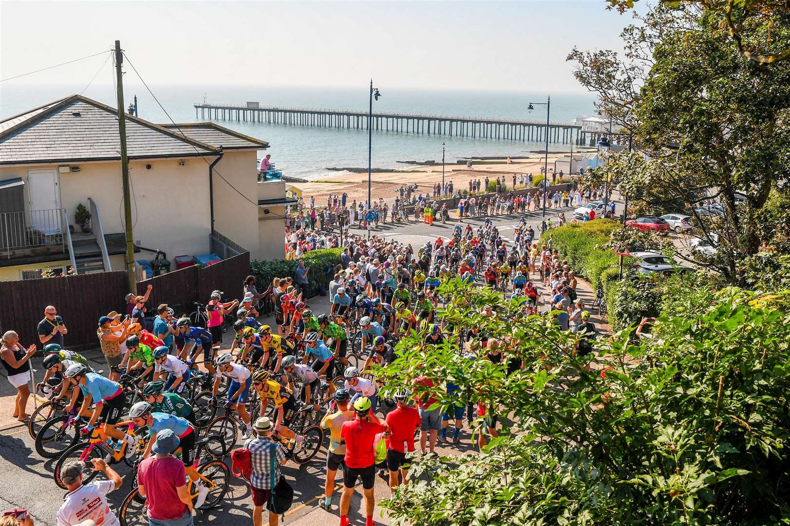 Stage five neutralised start in Felixstowe last year. Picture: Olly Hassell/ SWpix.com
