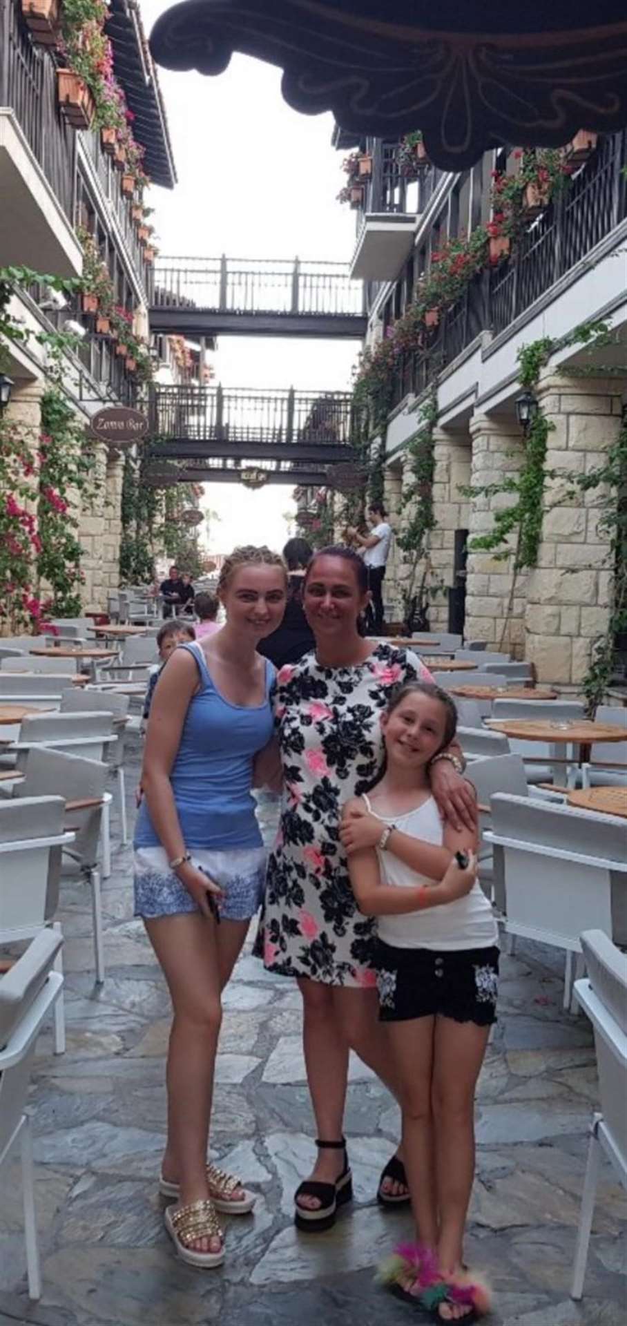Ava White, with mother Leeann and sister Mia (Merseyside Police/PA)