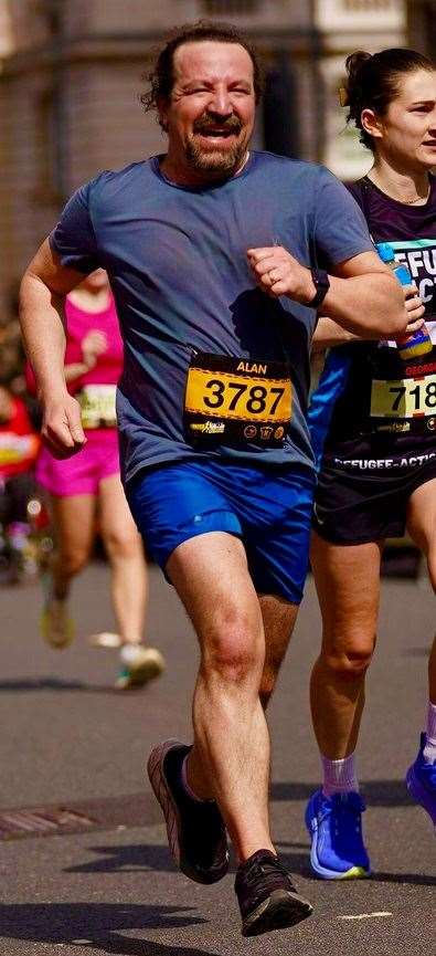 Marathon runner Alan Pagan. Picture submitted