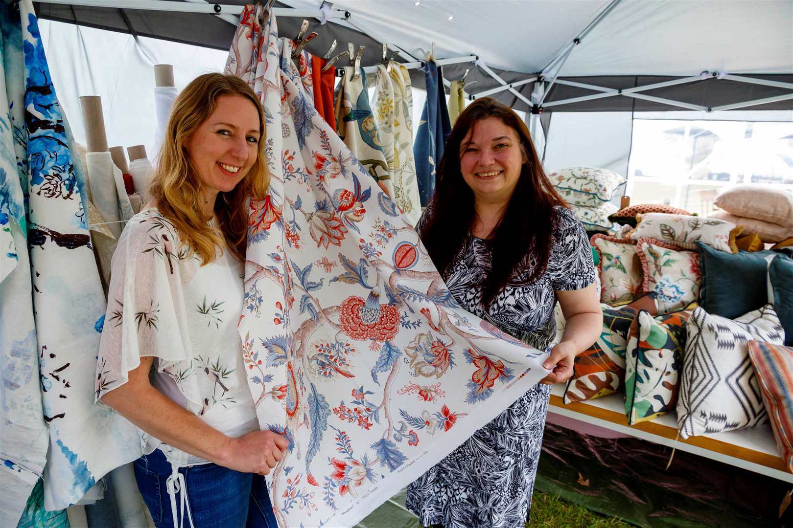 Corrina Barker of Florence and Joy with Steph Barker. Picture: Mark Bullimore