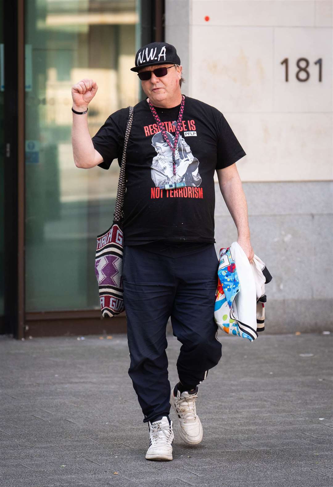 Dylan Evans, 58, is accused of a terrorism offence (James Mannnig/PA)