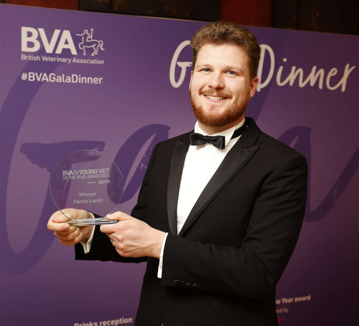 British Veterinary Association's Young Vet of the Year - Dr Henry Lamb. Picture: British Veterinary Association